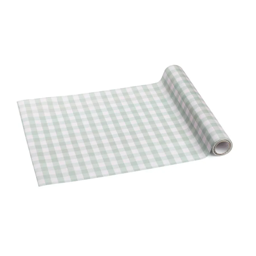 Runner τραπεζιού καρό φυστικί Runner τραπεζιού καρό φυστικί