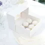 Κουτί χάρτινο λευκό για cupcakes