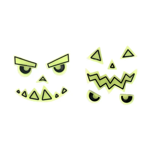 Αυτοκόλλητα για Κολοκύθα Glow in the dark