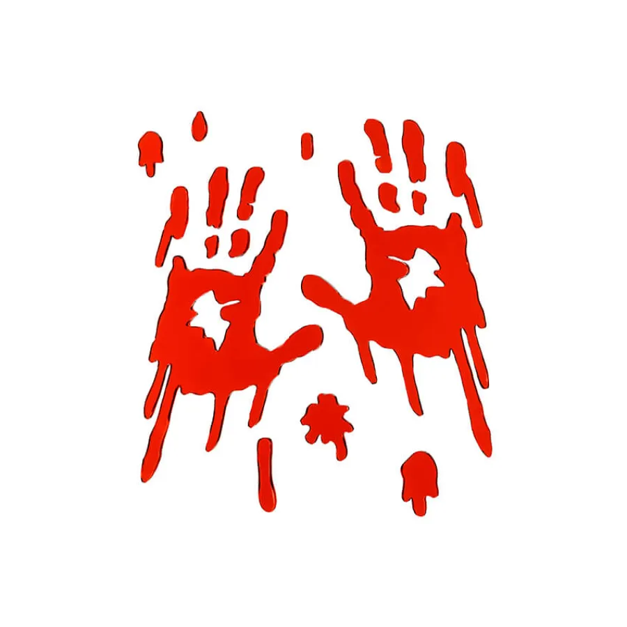 Αυτοκόλλητα ματωμένες παλάμες για το τζάμι