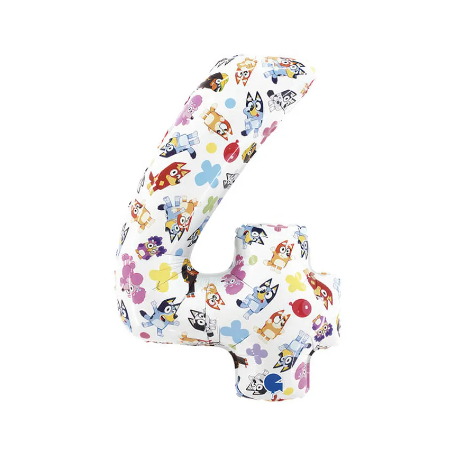 Μπαλόνι Bluey Αριθμός 4 Μπαλόνι Bluey Αριθμός 4