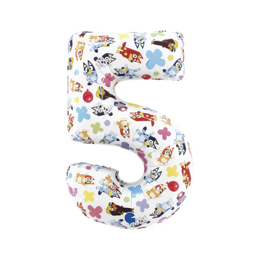 Μπαλόνι Bluey Αριθμός 5 Μπαλόνι Bluey Αριθμός 5