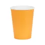 Χάρτινα ποτήρια πορτοκαλί ανοιχτό - 6τμχ.