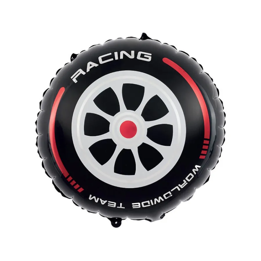 Μπαλόνι Ρόδα Αγωνιστικού Αυτοκινήτου μαύρο/κόκκινο