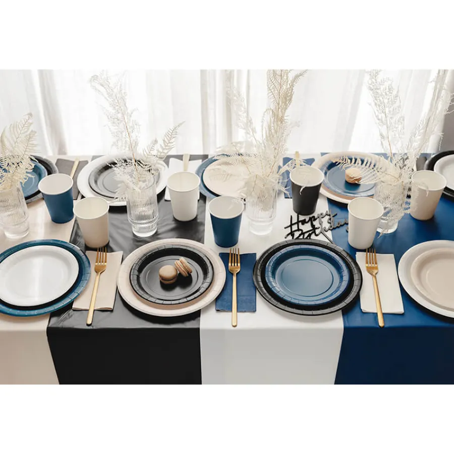 Χάρτινα πιάτα στρογγυλά λευκά - 6τμχ. Χάρτινα πιάτα στρογγυλά λευκά - 6τμχ.