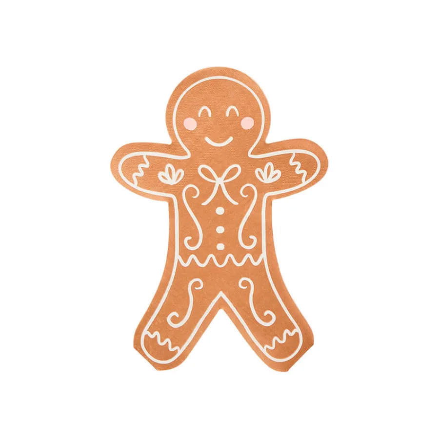 Χαρτοπετσέτες Gingerbread Man - 16τμχ.
