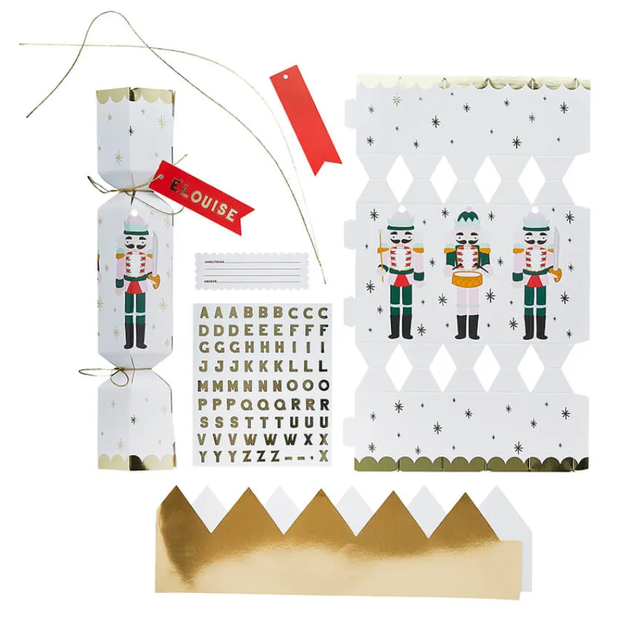 Crackers Χριστουγεννιάτικα Nutcracker DIY - 6τμχ.