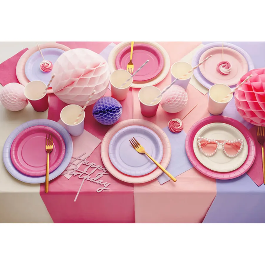 Τραπεζομάντηλο πλαστικό φούξια 137x183εκ. Τραπεζομάντηλο πλαστικό φούξια 137x183εκ.