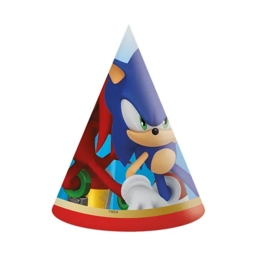 Καπελάκια Sonic - 6τμχ.