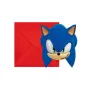 Προσκλήσεις για πάρτυ Sonic - 6τμχ.