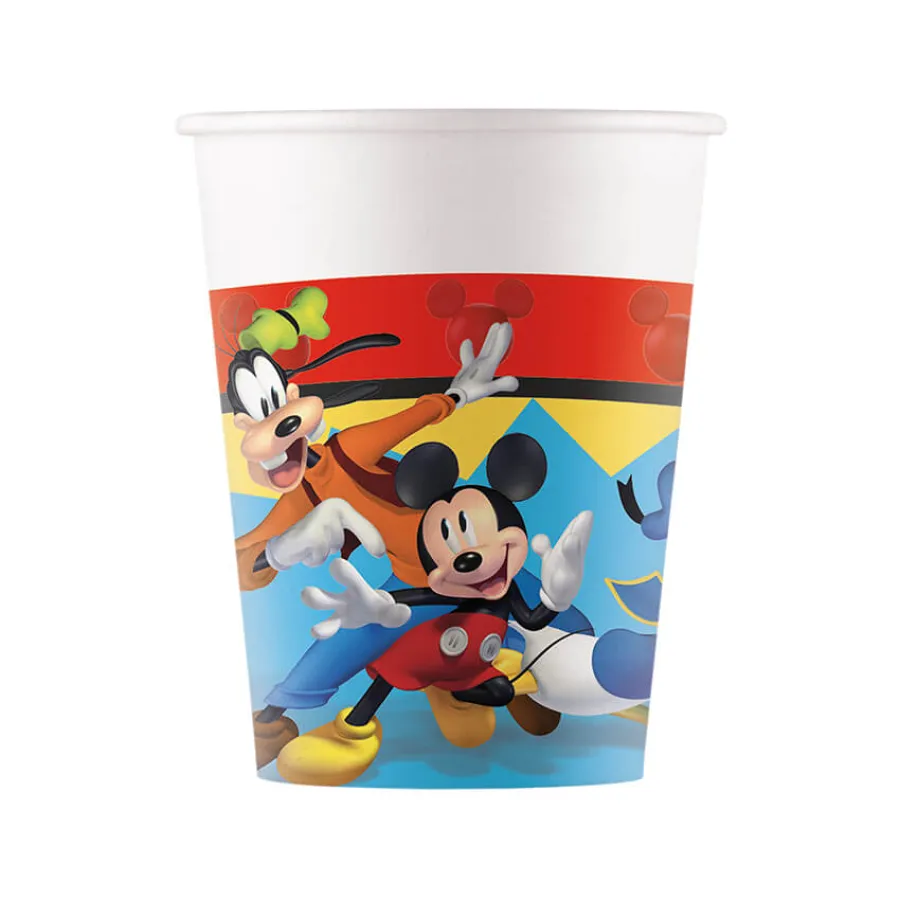 Χάρτινα ποτήρια Mickey - 8τμχ. Χάρτινα ποτήρια Mickey - 8τμχ.
