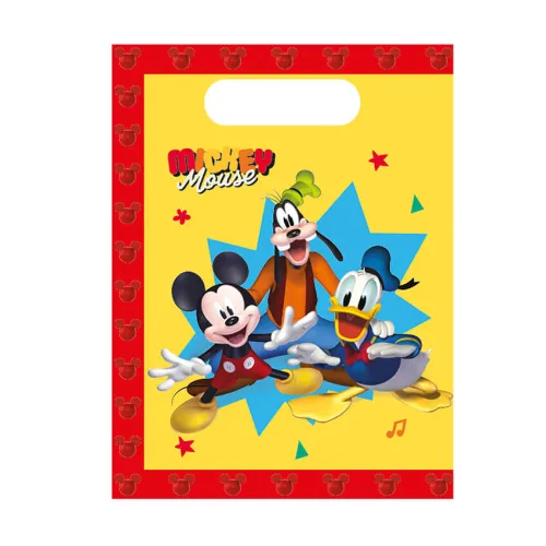Σακουλάκια χάρτινα για δώρα Mickey - 4τμχ.