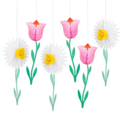 Τουλίπες & Νάρκισσοι από honeycomb - 6τμχ.