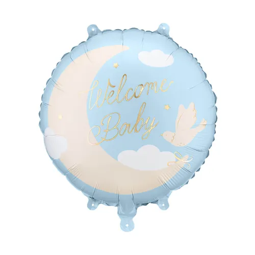 Μπαλόνι στρογγυλό σιέλ 