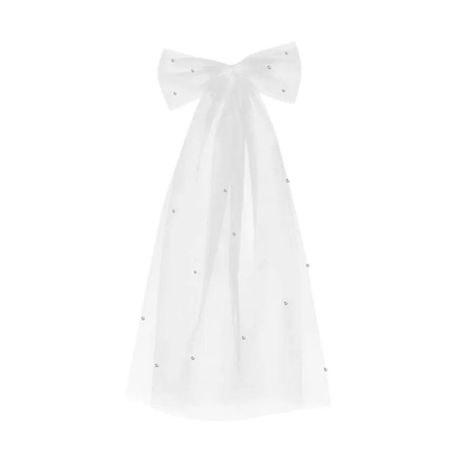 Φιόγκος από τούλι με στρας για τα μαλλιά