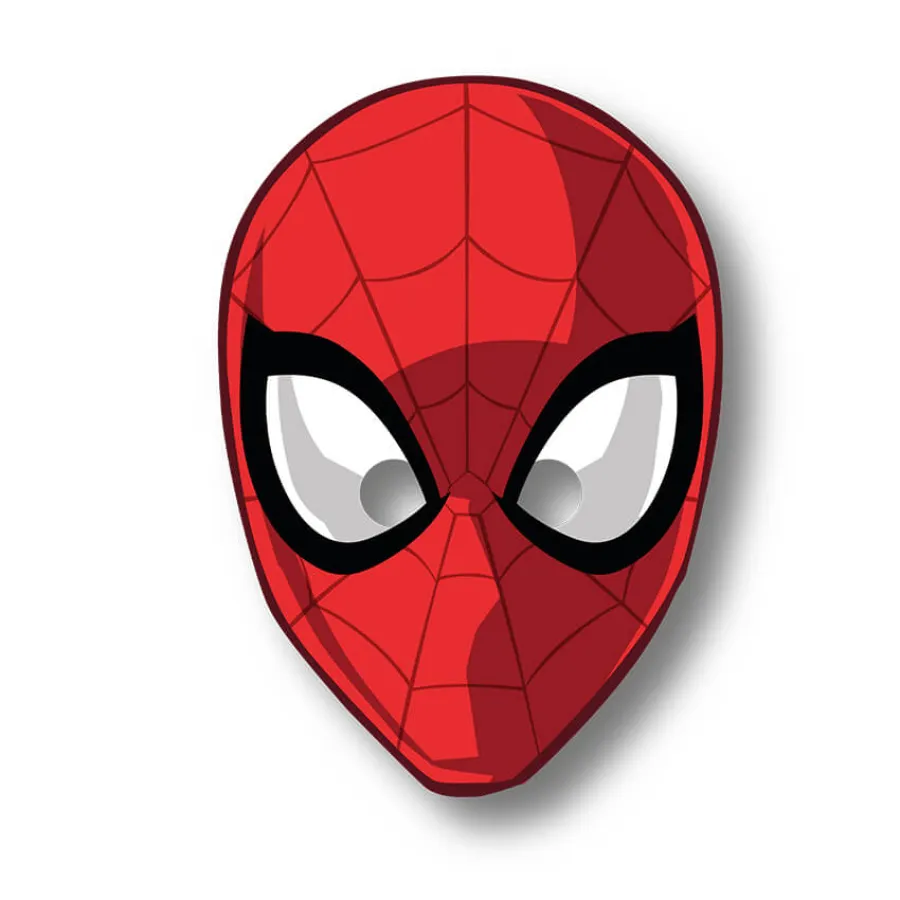 Μάσκες Spider-Man World of Webs χάρτινες - 6τμχ.