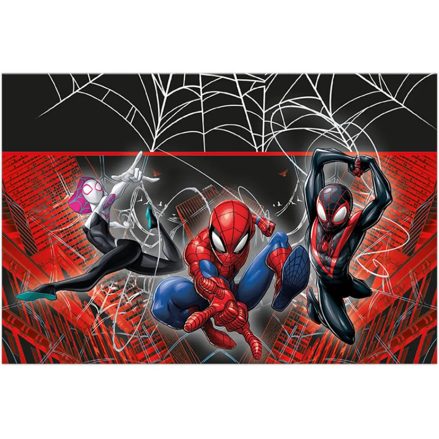 Τραπεζομάντηλο πλαστικό Spider-Man World of Webs