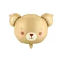 Μπαλόνι foil κεφάλι Αρκουδάκι μπεζ σκούρο