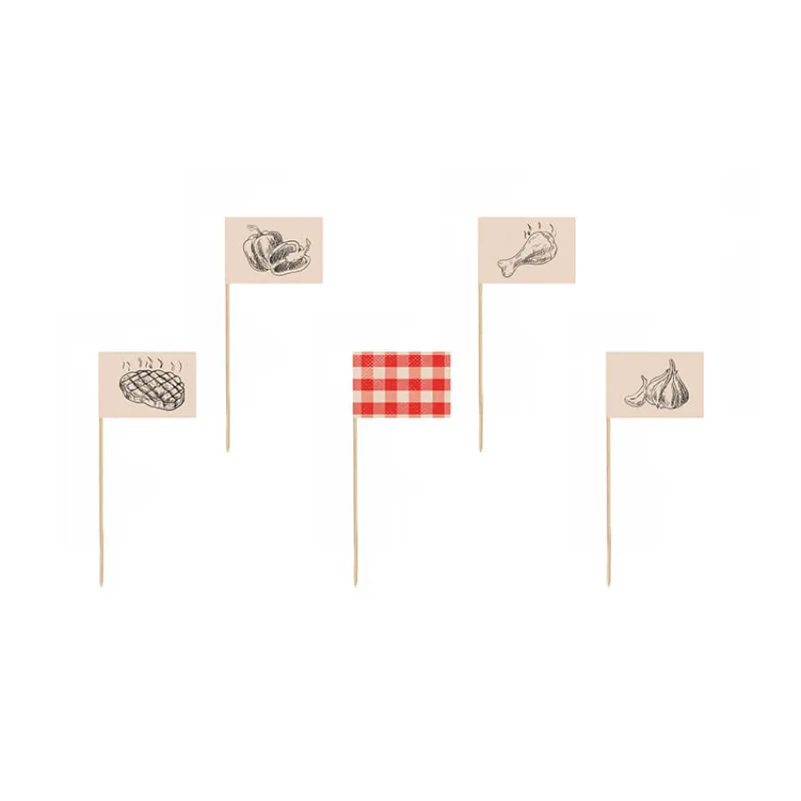 Διακοσμητικά στικ BBQ - 12τμχ.