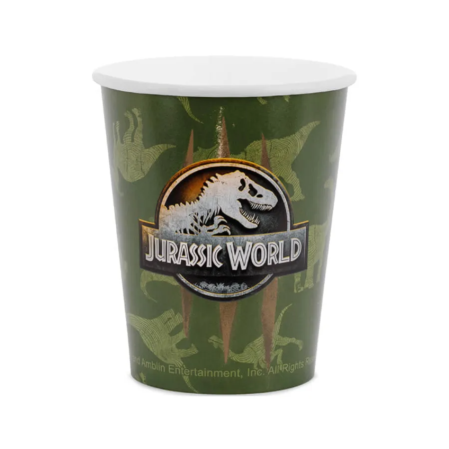 Χάρτινα ποτήρια Jurassic World - 6τμχ.