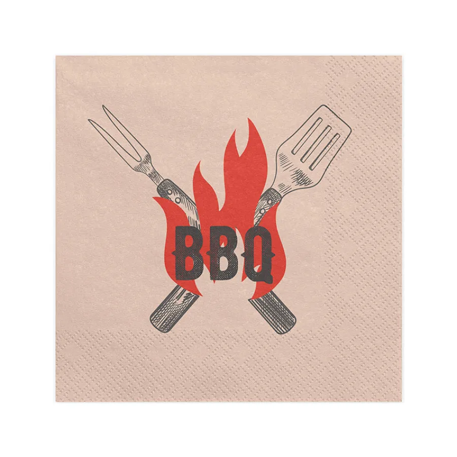 Χαρτοπετσέτες BBQ - 20τμχ.
