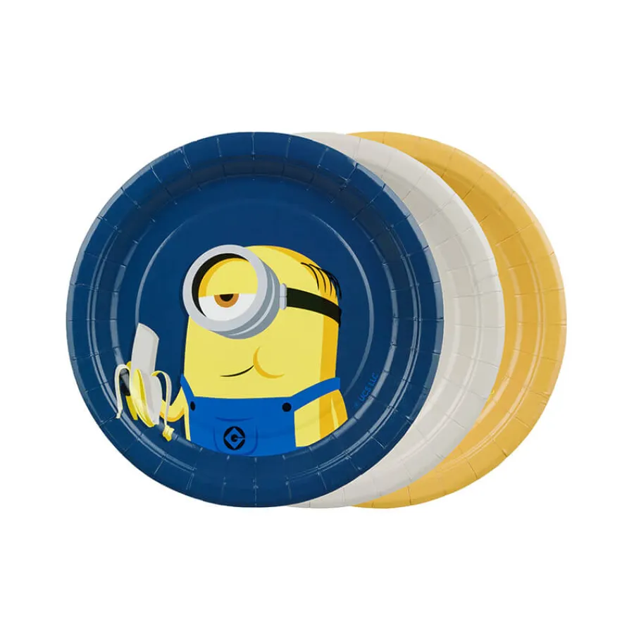 Χάρτινα πιάτα γλυκού Minions - 6τμχ.