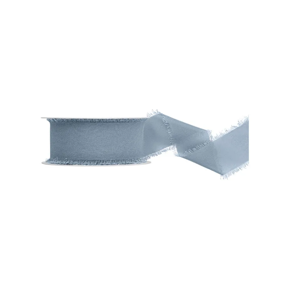 Κορδέλα σιφόν misty blue 4εκ./10μ.