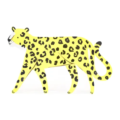 Χάρτινα πιάτα Ιαγουάρος - Jungle Jamboree - 8τμχ.