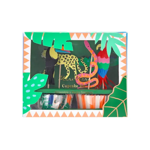 Σετ για cupcakes Jungle Jamboree - 24τμχ.