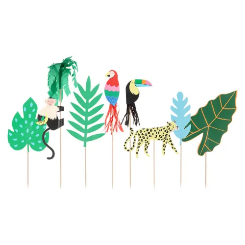 Διακοσμητικά για τούρτα Jungle Jamboree