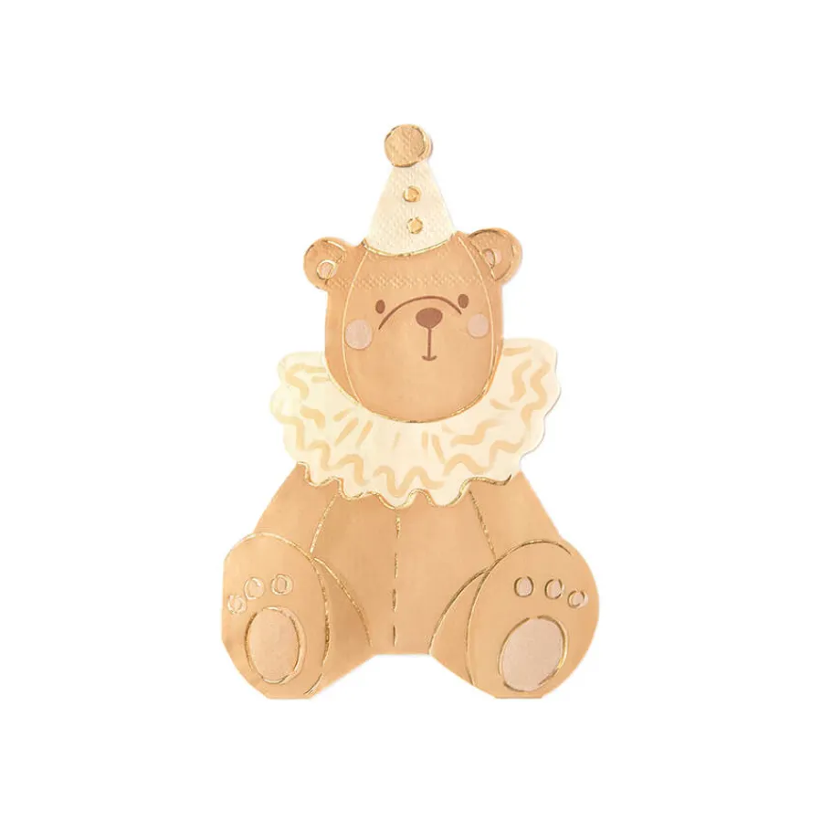 Χαρτοπετσέτες Αρκουδάκι με καπελάκι - 10τμχ.