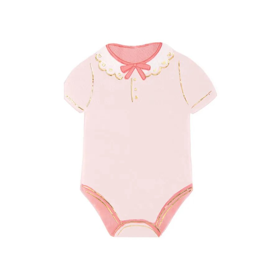 Χαρτοπετσέτες Κορμάκι μωρού ροζ - 10τμχ.