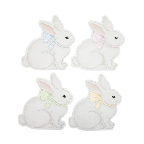 Χαρτοπετσέτες Κουνελάκι με καρό φιόγκο - 16τμχ.