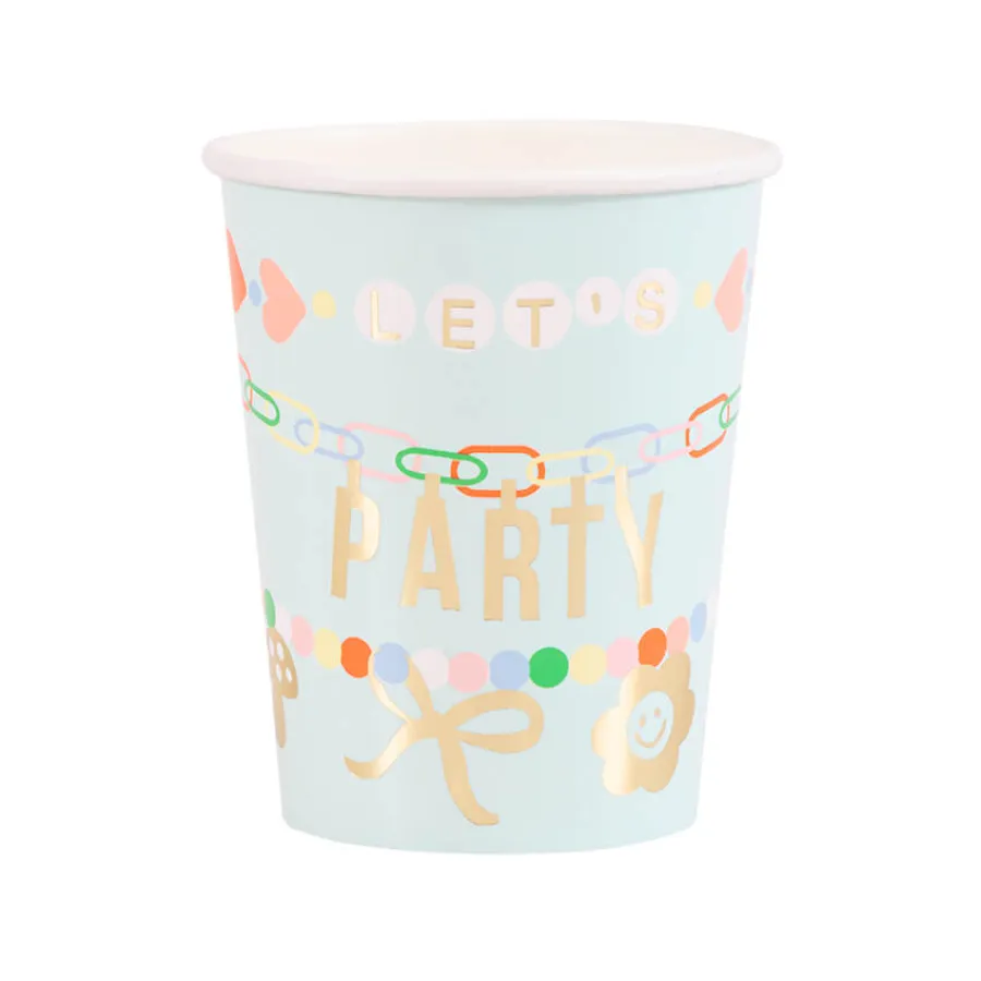 Χάρτινα ποτήρια Charm Party - 8τμχ.