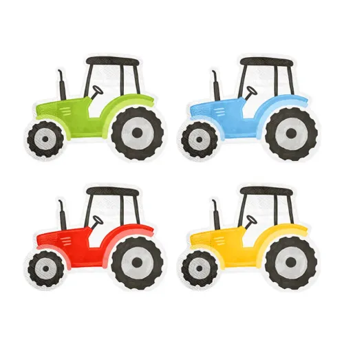 Χαρτοπετσέτες Τρακτέρ - 12τμχ.