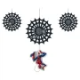 Βεντάλιες κρεμαστές διακοσμητικές Spider-Man World of Webs - 3τμχ.