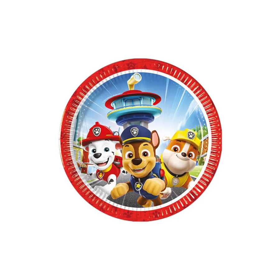 Χάρτινα πιάτα γλυκού Paw Patrol Rescue Heroes - 8τμχ.