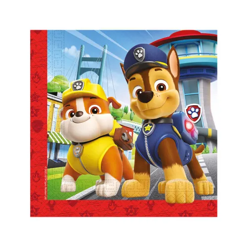 Χαρτοπετσέτες Paw Patrol Rescue Heroes - 20τμχ.