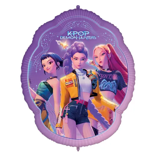 Μπαλόνι foil οβάλ K-Pop Demon Hunters