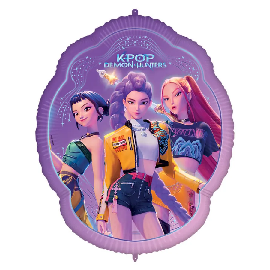 Μπαλόνι foil οβάλ K-Pop Demon Hunters