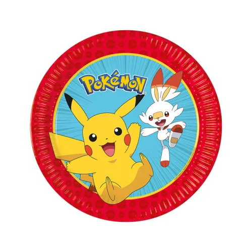 Χάρτινα πιάτα Pokemon - 8τμχ.