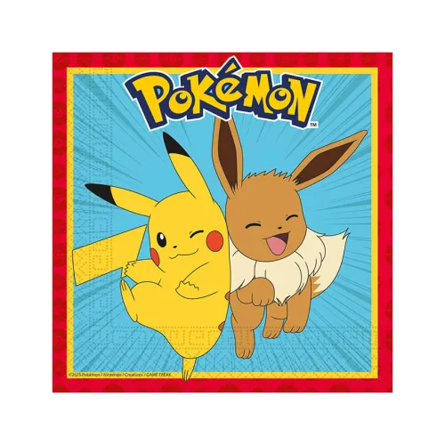 Χαρτοπετσέτες Pokemon - 20τμχ.