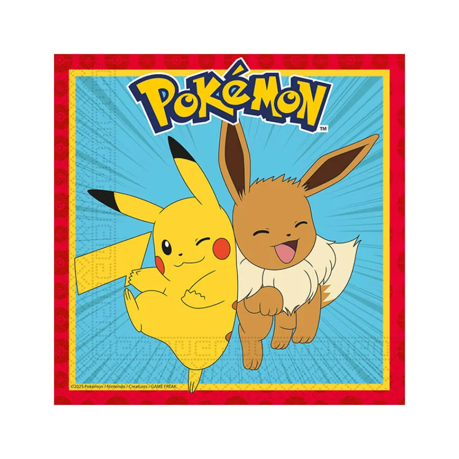 Χαρτοπετσέτες Pokemon - 20τμχ.