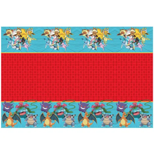 Τραπεζομάντηλο πλαστικό Pokemon