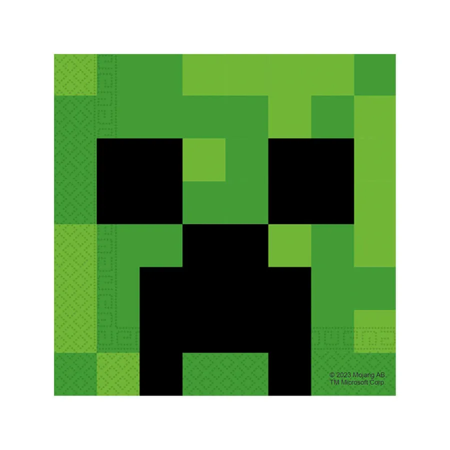 Χαρτοπετσέτες Minecraft - 20τμχ.