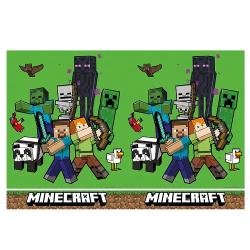 Τραπεζομάντηλο πλαστικό Minecraft