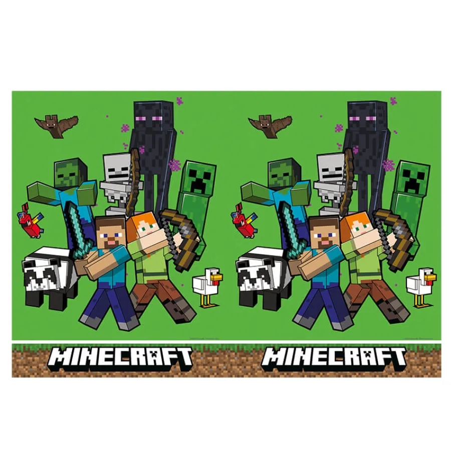 Τραπεζομάντηλο πλαστικό Minecraft