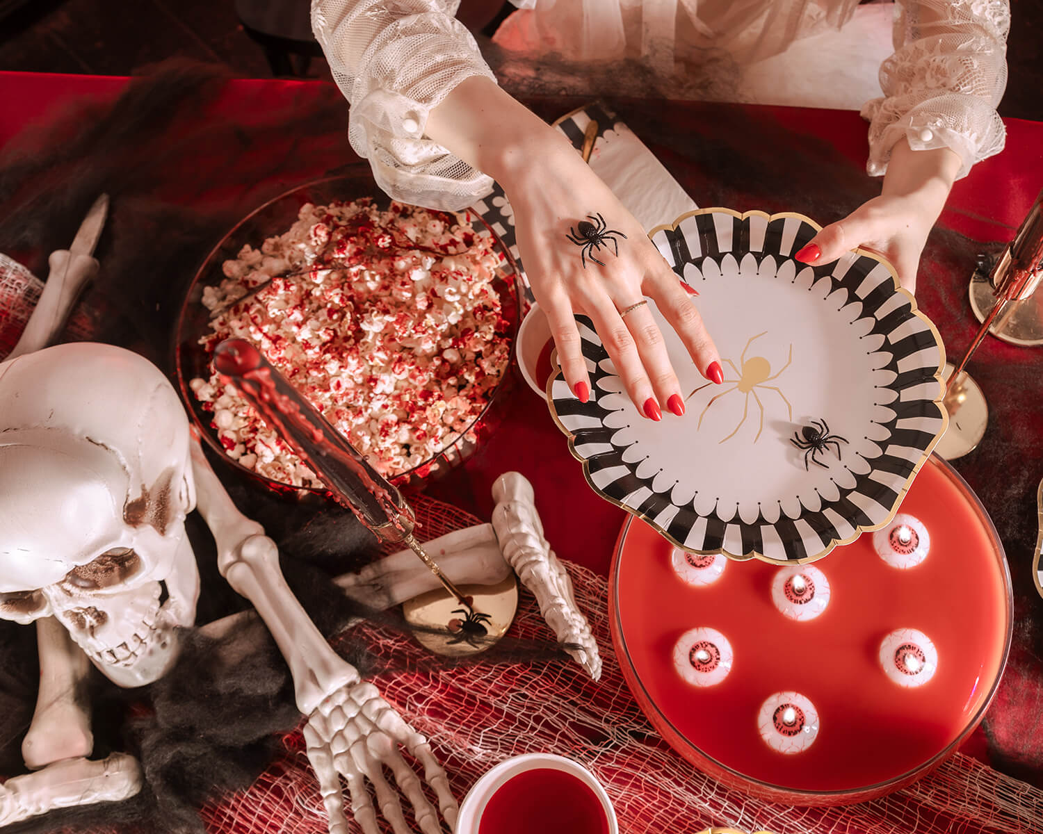 Τραπέζι Halloween halloween-table-setting-ideas